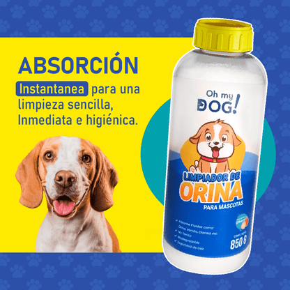 ¡Descubre Oh My Dog! El limpiador de orina y vomito de tu mascota que transformará tu hogar 🐾✨