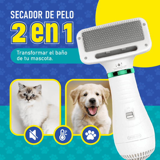 Secador de pelos para mascotas.