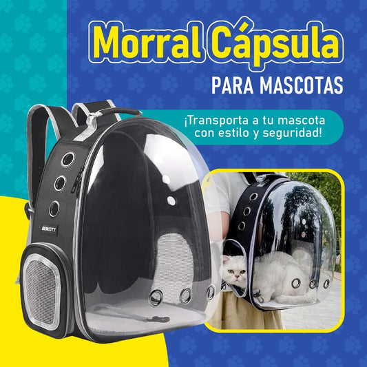 MORRAL CAPSULA PARA MASCOTAS