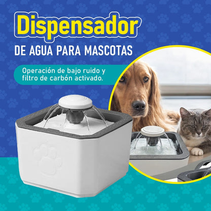 FUENTE DISPENSADO DE AGUA PARA MASCOTAS